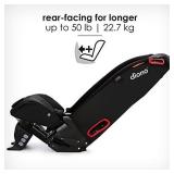 Diono Radian 3R, 3-in-1 Convertible Car Seat, Rear Facing & Forward Facing, 10 Years 1 Car Seat, Slim Fit 3 Across, Black Jet