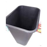 AmazonCommercial 10 Gallon Commercial Office Wastebasket, Black, 1-Pack