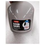 OXO Good Grips Compact Toilet Brush & Canister - Gray