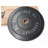BalanceFrom Everyday Essentials Color Coded Olympic Bumper Plate Weight Plate