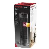 Honeywell  Digital Ceramic Tower Heater, 1500 Watt, Black Oscillating Ceramic Heater Space Heater with Two Heat Settings