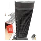 Honeywell  Digital Ceramic Tower Heater, 1500 Watt, Black Oscillating Ceramic Heater Space Heater with Two Heat Settings