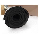 Balance From Go Yoga+ All-Purpose 1/2-Inch Extra Thick High Density Anti-Tear Exercise Yoga Mat and Knee Pad with Carrying Strap (Black)