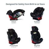 Britax One4Life ClickTight All-In-One Car Seat â 10 Years of Use â Infant, Convertible, Booster â 5 to 120 Pounds - SafeWash Fabric, Eclipse Black , 20.5 x 19.5 x 25 Inch (Pack of 1)