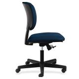 HON Volt Low-Back Task Upholstered Computer Chair for Office Desk, Blue