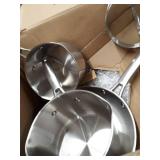 Calphalon Classic Stainless Steel Pots and Pans, 10-Piece Cookware Set