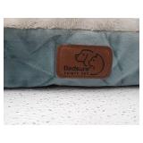 Bedsure Large Orthopedic Dog Bed for Large Dogs - Big Waterproof Dog Bed Medium, Foam Sofa with Removable Washable Cover, Waterproof Lining and Nonskid Bottom Couch, Pet Bed, Washed Blue