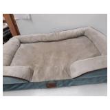 Bedsure Large Orthopedic Dog Bed for Large Dogs - Big Waterproof Dog Bed Medium, Foam Sofa with Removable Washable Cover, Waterproof Lining and Nonskid Bottom Couch, Pet Bed, Washed Blue