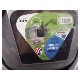 Van Ness Corner Enclosed Cat Pan, Silver, Large (CP9)