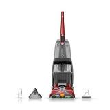 Hoover Power Scrub Deluxe Carpet Cleaner Machine, Upright Shampooer, FH50150, Red