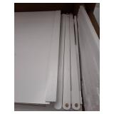 EZ Home Solutions FFR101WH01 Foldable Furniture 2 Drawer Night Stand, 22 x 16 x 19", White