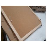 U Brands Cork Bulletin Board, 23 x 17 Inches, Light Birch Wood Frame (265U00-01)