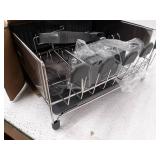 Kitsure Dish Drying Rack, Large Kitchen Dish Rack and Drainboard Set with Easy Installation, Durable Stainless Steel Dish Rack for Counter with Drainage and Anti-Slip Silicone Caps