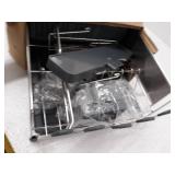 Kitsure Dish Drying Rack, Large Kitchen Dish Rack and Drainboard Set with Easy Installation, Durable Stainless Steel Dish Rack for Counter with Drainage and Anti-Slip Silicone Caps