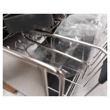 Kitsure Dish Drying Rack, Large Kitchen Dish Rack and Drainboard Set with Easy Installation, Durable Stainless Steel Dish Rack for Counter with Drainage and Anti-Slip Silicone Caps