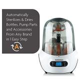 Baby Brezza Baby Bottle Sterilizer and Dryer Machine â Electric Steam Sterilization - Universal Fit - Pacifiers, Glass, Plastic, and Newborn Feeding Bottles