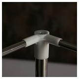 Mengersi Canopy Bed Frame Post King Size Stainless Steel 4 Corner Bed Mosquito Net Frame Bracket Fit for Metal Bed Wood Bed