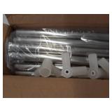 Mengersi Canopy Bed Frame Post King Size Stainless Steel 4 Corner Bed Mosquito Net Frame Bracket Fit for Metal Bed Wood Bed