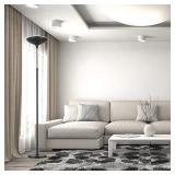 Globe Electric 12784 LED Floor Lamp Torchiere, Energy Star Certified, Dimmable, Super Bright, 43W, 3010 Lumens, Matte Black Finish