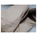 Vailge 2-Seater Heavy Duty Patio Bench Loveseat Cover, 100% Waterproof Outdoor Sofa Cover, Lawn Patio Furniture Covers with Air Vent, Small(Standard), Beige & Brown