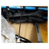 Medline Mobility Lightweight Folding Steel Rollator Walker with 6-inch Wheels, Adjustable Seat and Arms, Light Blue