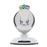 4momsÂ® mamaRoo 4 Multi-Motionâ¢ Baby Swing, Bluetooth Baby Rocker with 5 Unique Motions, Cool Mesh Fabric, Grey