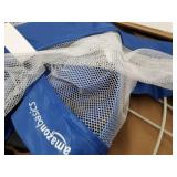 Amazon Basics Pop-Up Soccer Goal Net Set with Carrying Case - 2.5 Feet, Blue