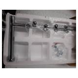 Modern Square Base Tissue Holder Stand, 21.25", in Chrome