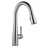 Delta Faucet Essa Touch Kitchen Faucet Brushed Nickel, Kitchen Faucets with Pull Down Sprayer, Kitchen Sink Faucet, Touch Faucet for Kitchen Sink, Touch2O Technology, Arctic Stainless 9113T-AR-DST