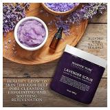 Lavender Oil Body Scrub Exfoliator with Shea Butter and Grapefruit Oil by Majestic Pure - Exfoliate & Moisturize Skin, Fights Acne - 10 oz