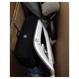 Hbada Ergonomic Office Recliner Chair - High Back Desk Chair Racing Style with Lumbar Support - Height Adjustable Seat, Headrest- Breathable Mesh Back - Soft Foam Seat Cushion with Footrest, White