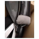 Hbada Ergonomic Office Recliner Chair - High Back Desk Chair Racing Style with Lumbar Support - Height Adjustable Seat, Headrest- Breathable Mesh Back - Soft Foam Seat Cushion with Footrest, White