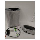 13 Gallon Oval Stainless Steel Automatic Sensor Touchless Trash Can