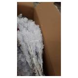 National Tree Company Artificial Mini Christmas Tree, White, Dunhill Fir, Includes Stand, 4.5 Feet