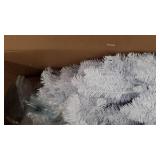 National Tree Company Artificial Mini Christmas Tree, White, Dunhill Fir, Includes Stand, 4.5 Feet