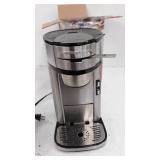 Hamilton Beach Scoop Single Serve Coffee Maker, Fast Brewing, Stainless Steel (49981A)