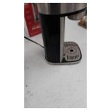 Hamilton Beach Scoop Single Serve Coffee Maker, Fast Brewing, Stainless Steel (49981A)