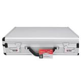 RoadPro SPC-931R 17.5" x 4" x 13" Silver Aluminum Briefcase,Medium