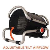 BLACK+DECKER Ceramic Utility Heater, Black