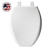 MAYFAIR 1887SLOW 000 Affinity Slow Close Removable Toilet Seat that will Never Loosen, Providing the Perfect Fit, ELONGATED, Long Lasting Solid Plastic, White