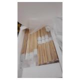 UTEX Kids Wood Table and Chair Set, Kids Play Table with 2 Chairs,3 Pieces Round Play Tablet for Toddlers, Girls, Boys,White