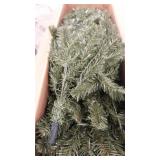 National Tree Company Pre-Lit Artificial Full Christmas Tree, Green, North Valley Spruce, White Lights, Includes Stand, 6.5 Feet