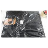 Furhaven Pet Bed for Dogs and Cats - ThermaNAP Quilted Faux Fur Self-Warming Thermal Cushion Bed Pad for Crates or Kennels, Washable, Black, Large