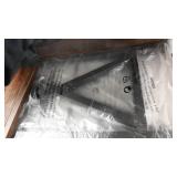 VECELO Modern Versatile Nightstands X-Design Side End Table Night Stand Storage Shelf with Bin Drawer for Living Room Bedroom, Set of 2 (Brown)