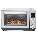 GE Convection Toaster Oven | Quartz Heating Technology | Large Capacity Toaster Oven Complete With 7 Cook Modes & Oven Accessories | Countertop Kitchen Essentials | 1500 Watts | Stainless Steel