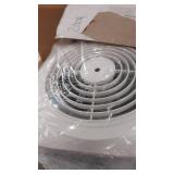 Broan-Nutone 506 Chain-Operated Ventilation Fan, Plastic White Square Exhaust Fan, 7.5 Sones, 430 CFM, 10"