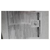 Broan-Nutone 506 Chain-Operated Ventilation Fan, Plastic White Square Exhaust Fan, 7.5 Sones, 430 CFM, 10"