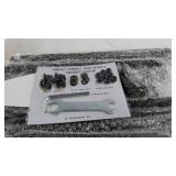 Rubber Dumbbell stand Dumbbell Storage rack, Perfect For 5-30 lbs Set 2 Tiers & 2 Vertical Slots With Protective Inserts Compact & Versatile Design, Max. Weight 400 lbs.