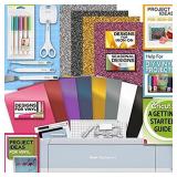 Cricut Explore Air 2 Blue Machine Bundle Iron On Vinyl Pack Tools Pen Design Guide