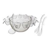 CreativeWare Punch/Salad Bowl 16-Piece Set